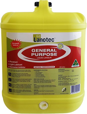 LANOTEC GENERAL PURPOSE LIQUID LANOLIN - 20 LITRE